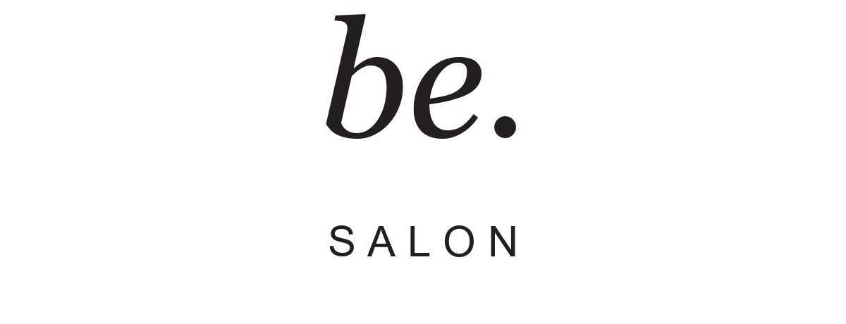 be. Salon logo